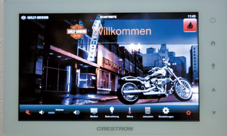 Digital Signage bei Harley Davidson