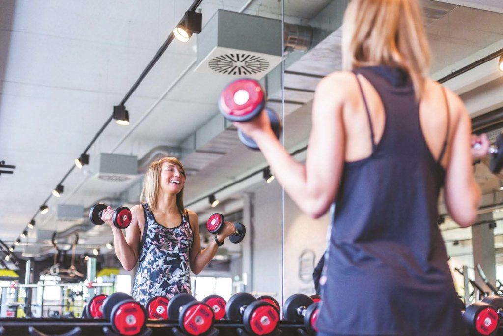 Lichtsteuerungskonzept für Fitnessstudios