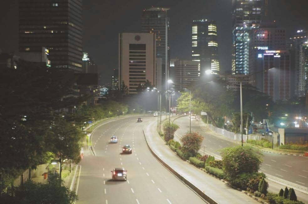 Beleuchtung mit Philips CityTouch in Jakarta