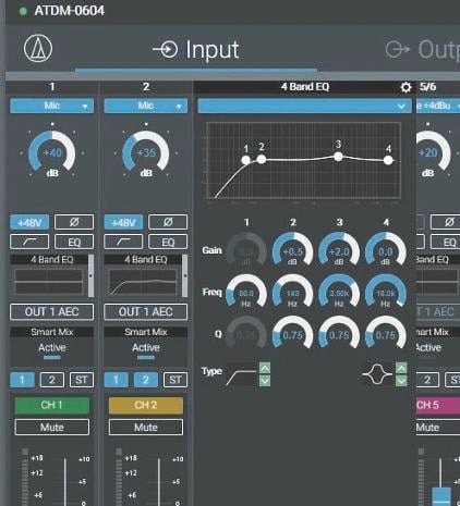Audio-Technica Automatik-Mixer ATDM-0604