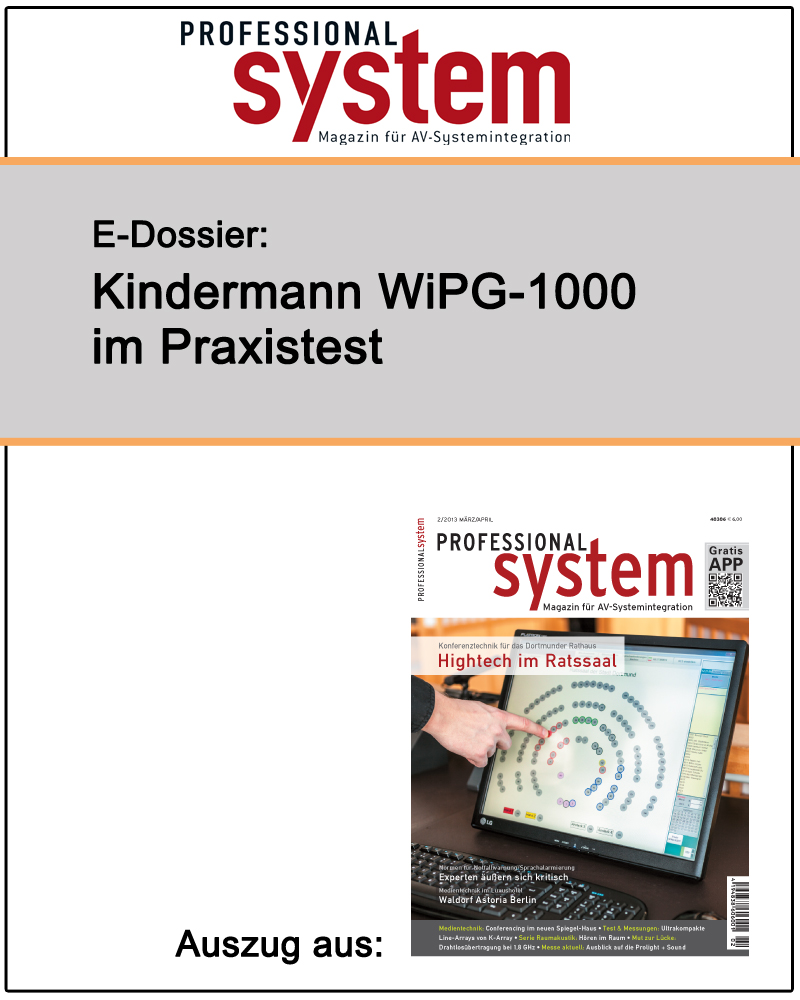 Produkt: Kindermann WiPG-1000