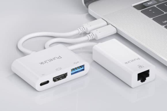 Ein USB-C-Multiport-Adapter aus der PureLink iSerie