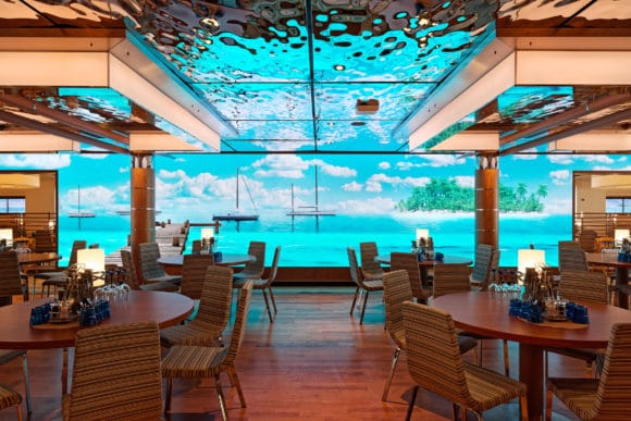 Yachtclub-Restaurant auf AIDAnova