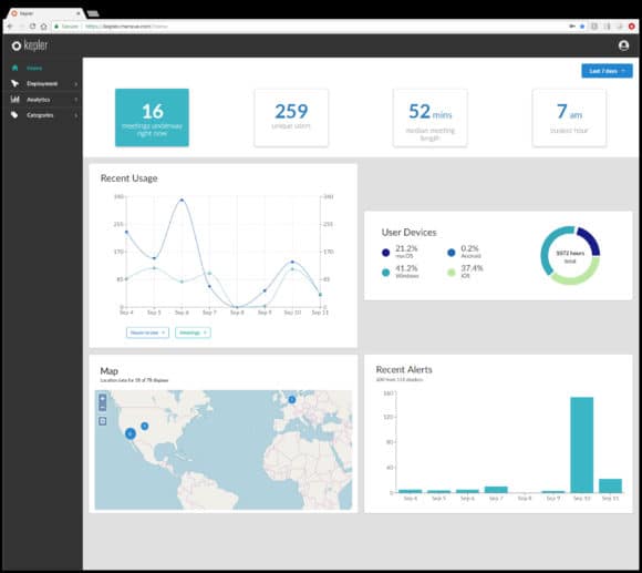 Kepler Cloud Server von Mersive