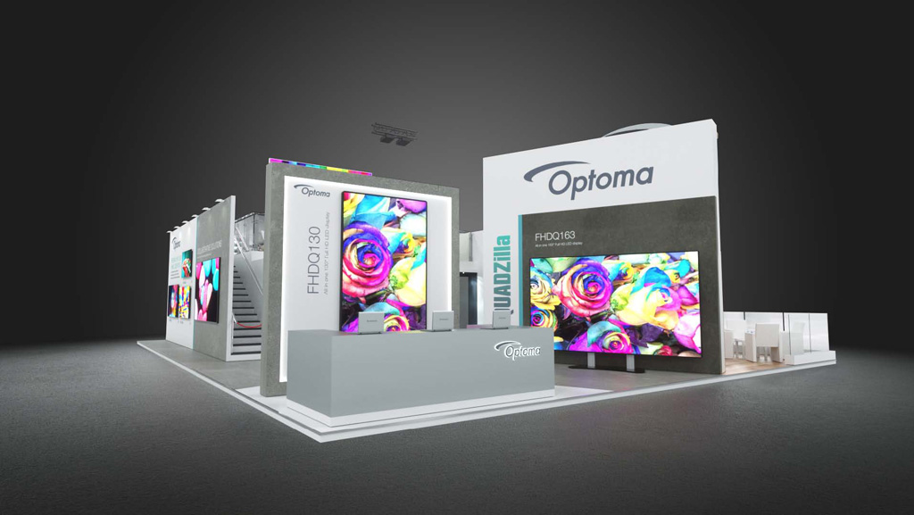 Optoma Stand auf der ISE 2020