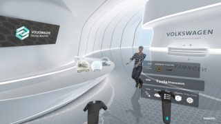 Der gemeinsam mit Innoactive entwickelte ,Volkswagen Digital Reality Hub' vereint alle in der Produktion & Logistik im Volkswagen Konzern existierenden VR-Anwendungen, Teilnehmer und Tools auf einer Plattform.