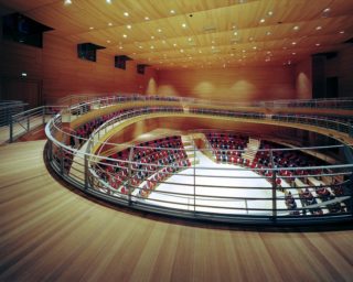 Pierre Boulez Saal im März 2017 vor der Eröffnung.