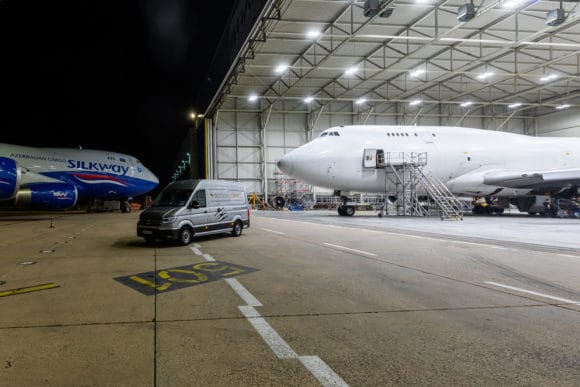 Deutsche Lichtmiete Hangar der HAITEC Aircraft Maintenance GmbH