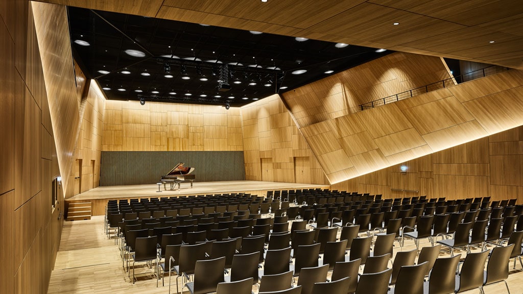 Tauberphilharmonie großer Saal, bestuhlt 