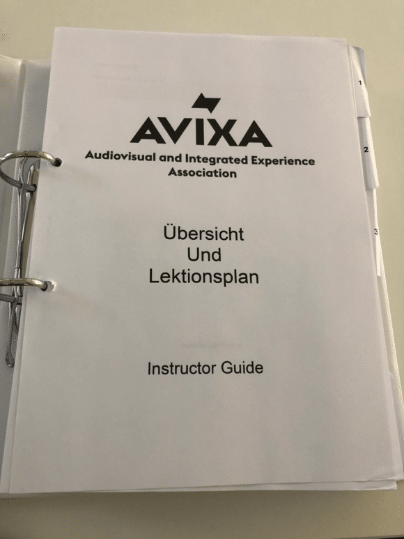 Students Guide der AVIXA