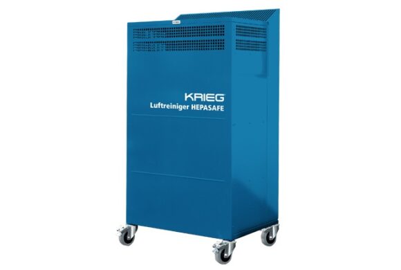 Krieg Luftreiniger blau