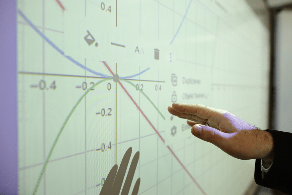 Prismaschule Langenfeld Interaktiv mit Fingerzeig