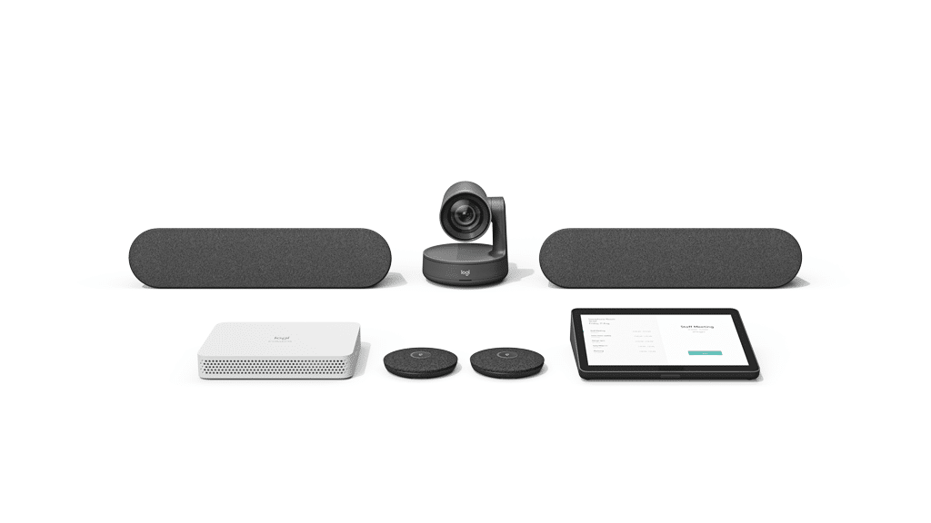 Logitech Rally Appliance RoomMate mit Premium-Konferenzkamerasystem Rally Plus