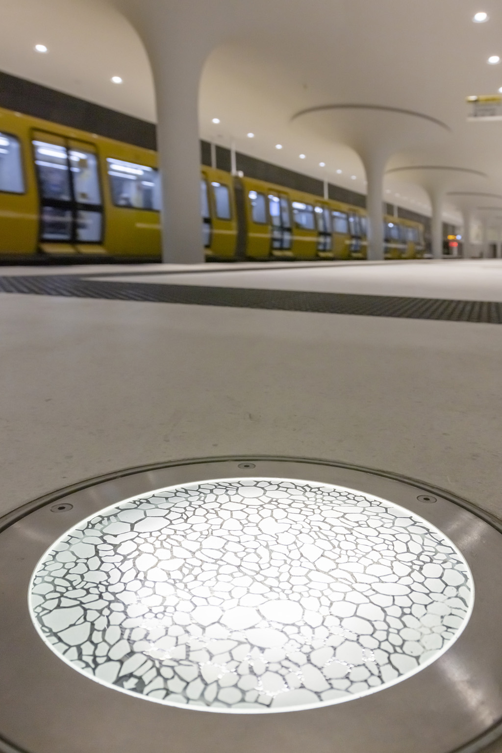 Beleuchtung U-Bahn Station