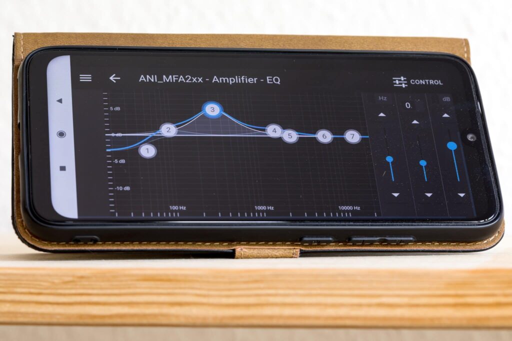 Audac MFA-Serie App-Bedienung