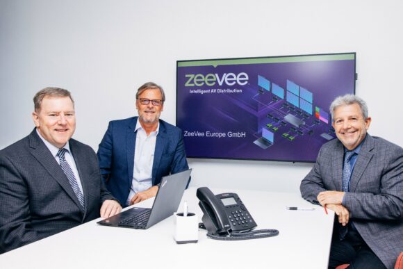 ZeeVee Europe: Brian Green, Jan-Arne Rosenstein und Bob Michaels