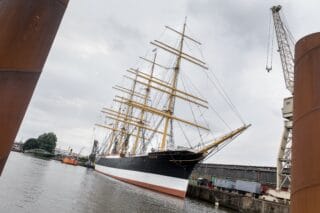 Viermaster Peking Bremer Kai im Hansahafen