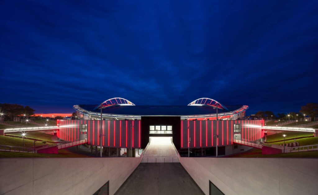 Red Bull Arena Leipzig Frontansicht