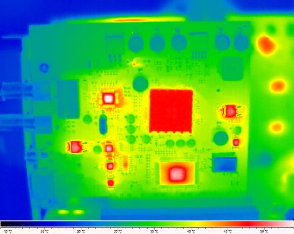 Thermografie auf der Platine