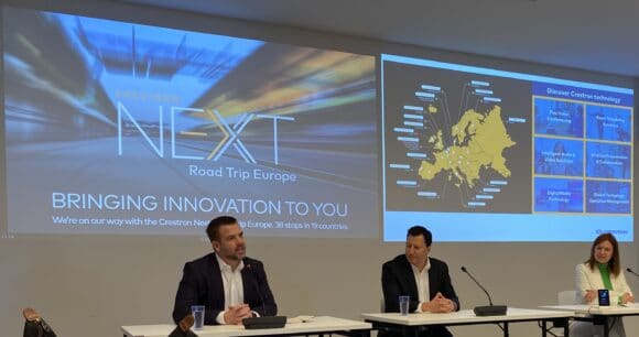 Crestron Next Road Trip Pressekonferenz