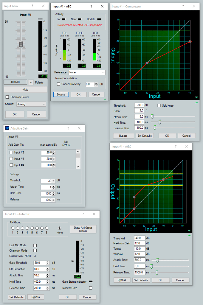 DMP 128 Plus C V AT User-Interfaces 