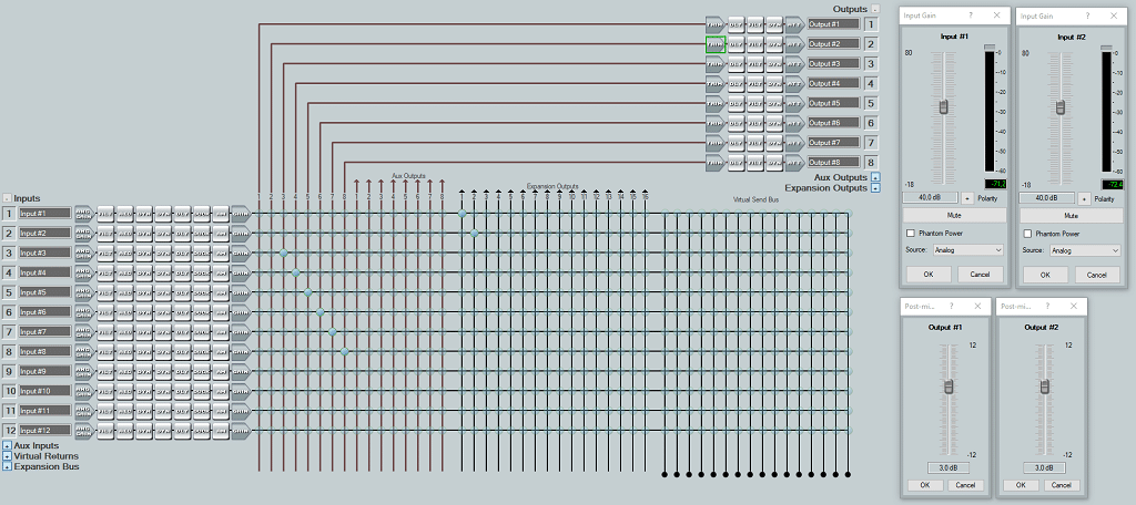 Matrix im DMP 128 Plus C V AT