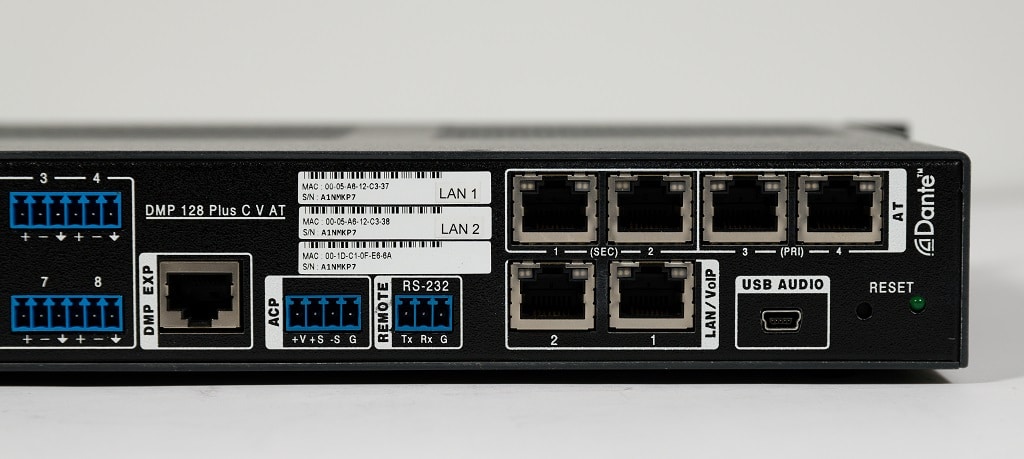 DMP 128 Plus C V AT Netzwerkschnittstellen 