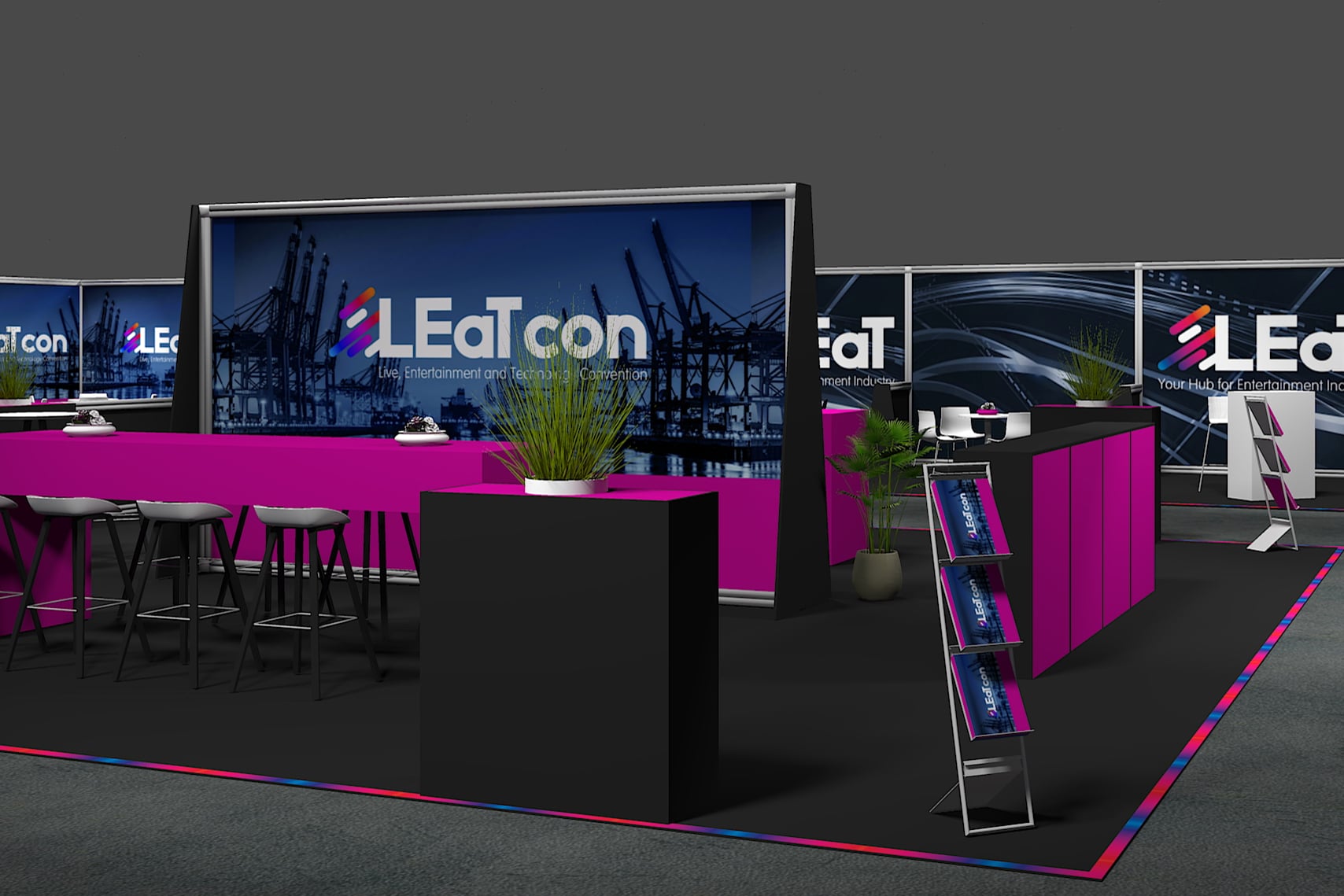 LEaT con Hallenplan Ebner Media Group