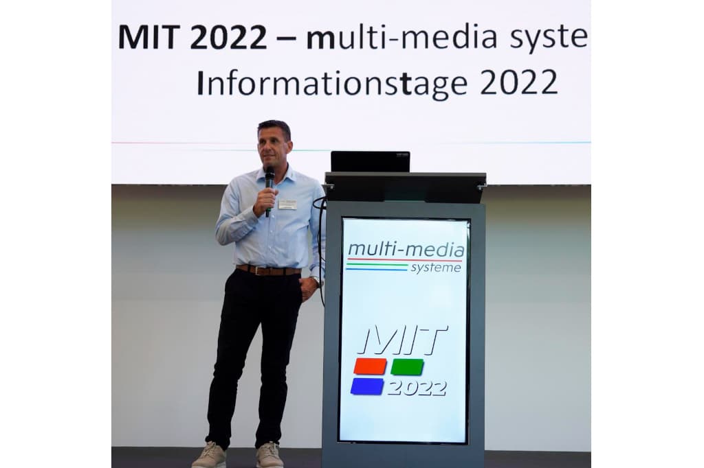 Klaus Peterlik, Vorstandsvorsitzender der multi-media systeme AG bei der MIT 2022 