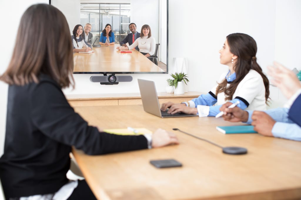 Logitech Videokonferenz mit Google Meet