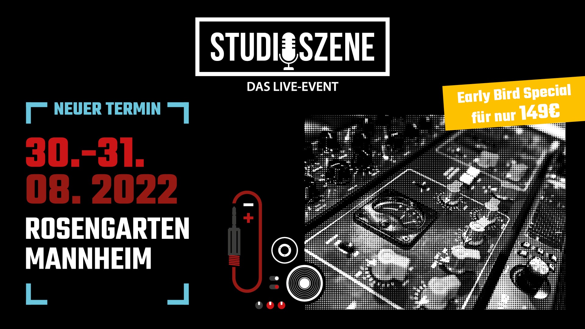 Studioszene 30. bis 31. August 2022 Banner