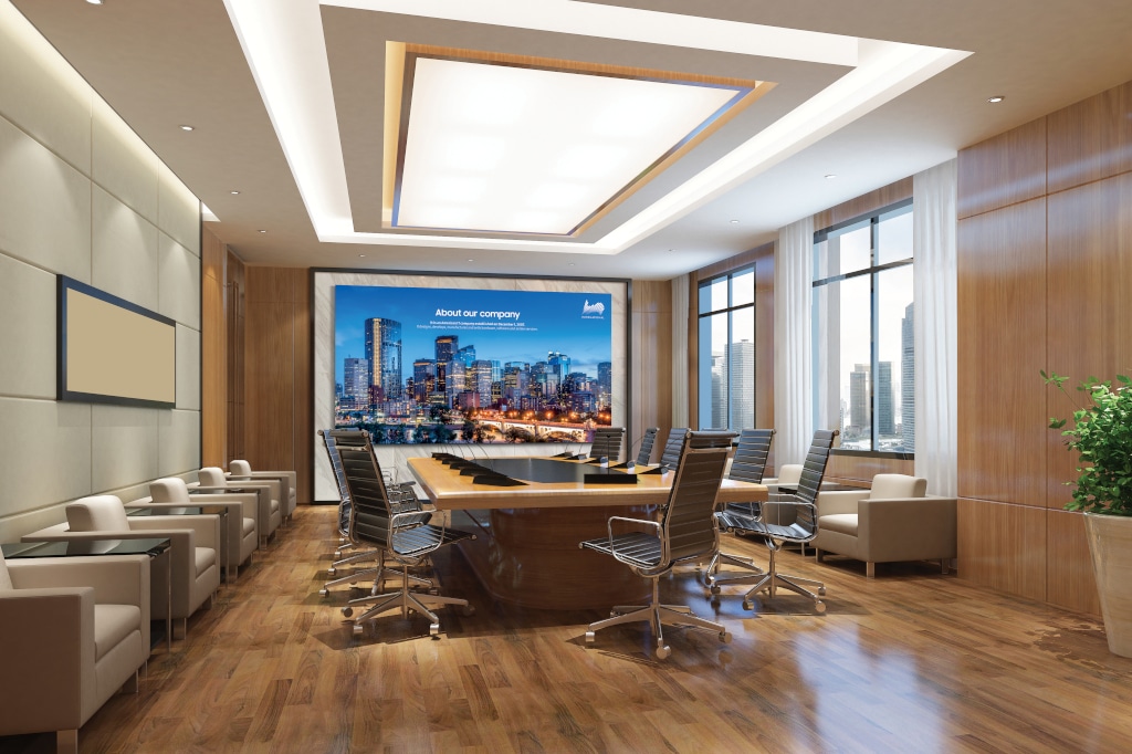 Samsung The Wall All-in-One in Konferenzraum