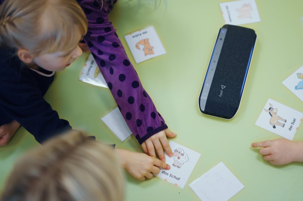 Poly Sync 40-Freisprecheinrichtung  in Kindertagesstätte