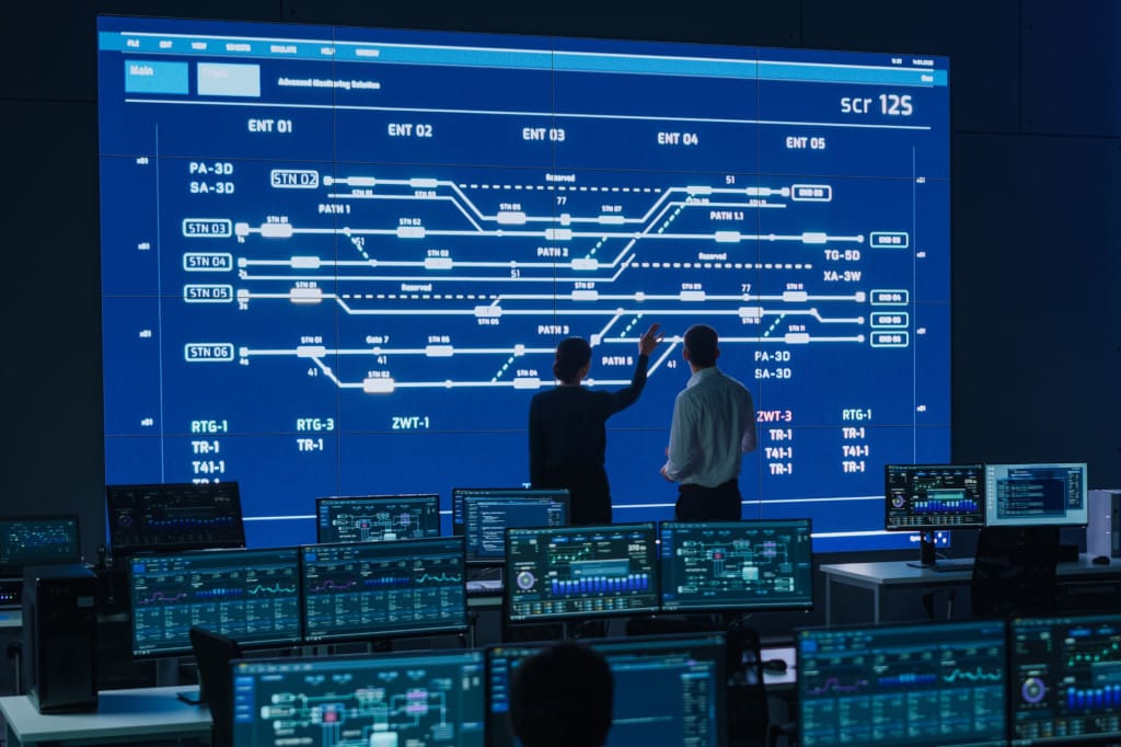 Philips X-Line in einem Control Room im Einsatz