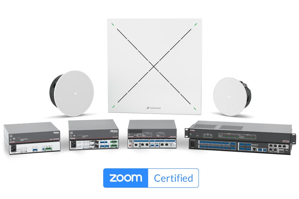 Extron-Geräte für Zoom Rooms zertifiziert