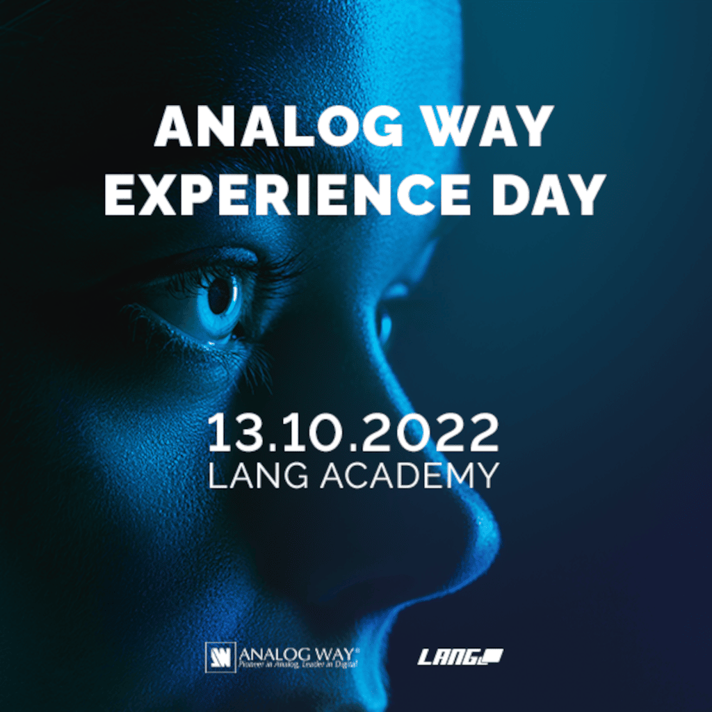 Analog Way Experience Day Banner