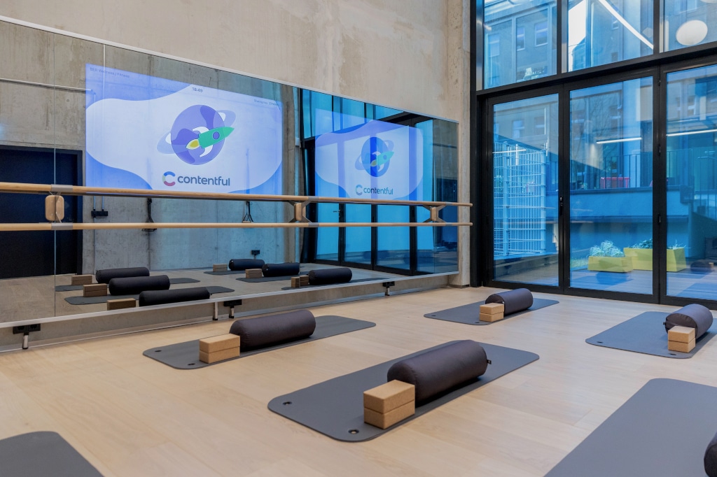 Fitness-Center im Contentful Workspace