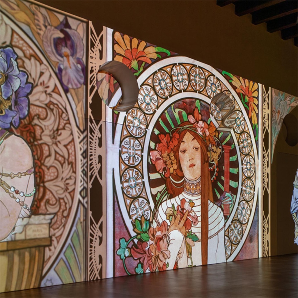 „Alphonse Mucha eMotion“-Ausstellung