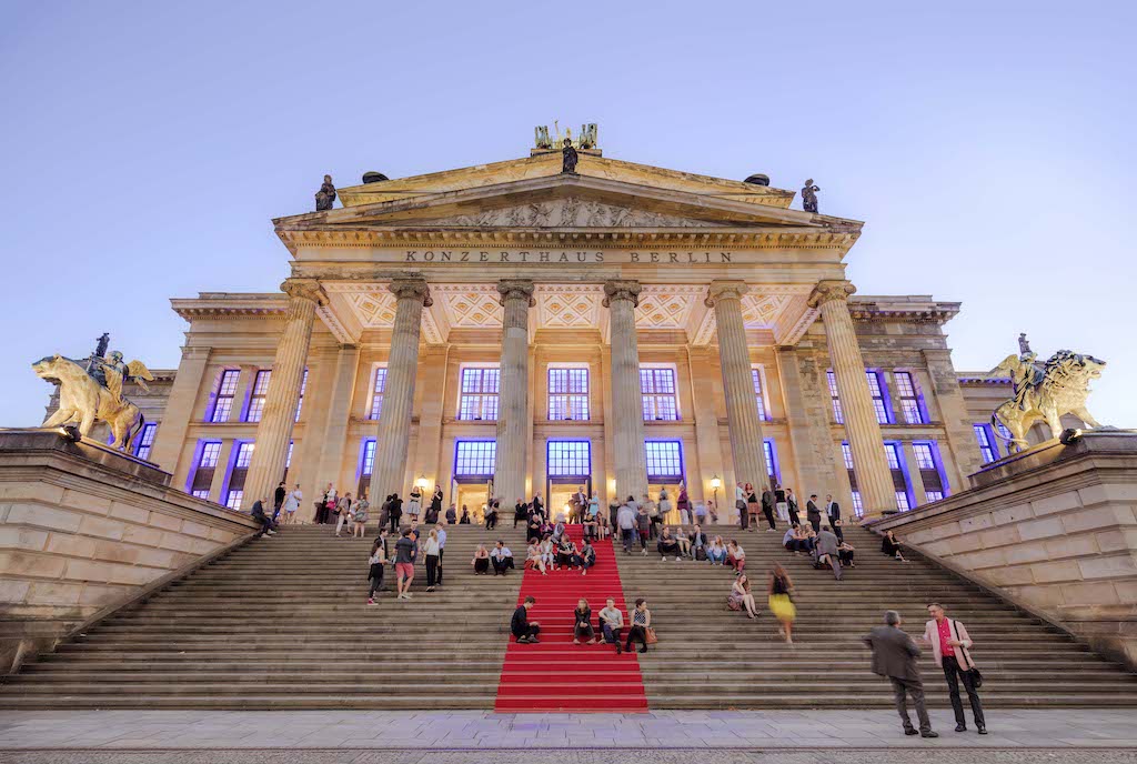 Das Konzerthaus am Gendarmenmarkt in Berlin.