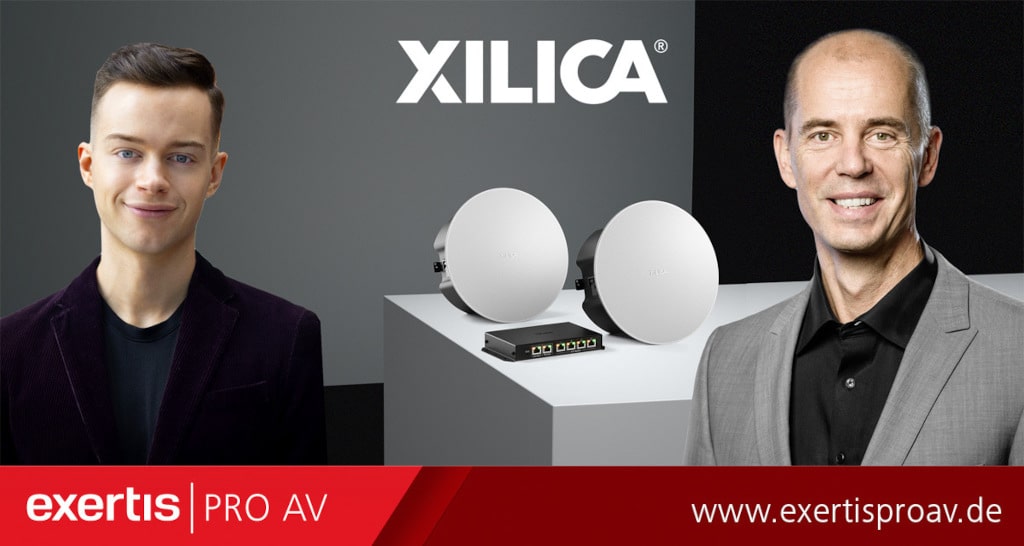 Exertis Pro AV und Xilica Partnerschaft-Banner
