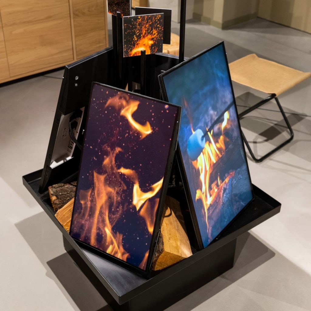 Lagerfeuer aus Philips Displays