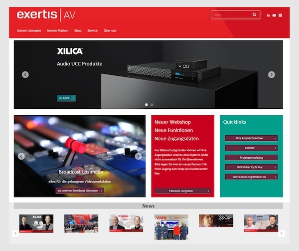 Exertis AV Webshop