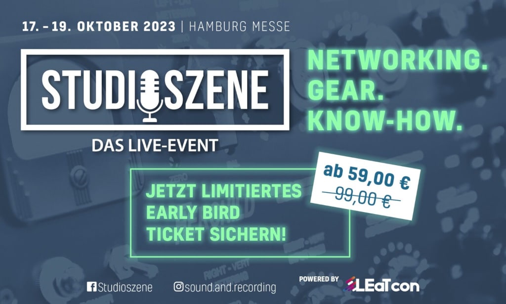 Studioszene 2023 Early Bird-Tickets