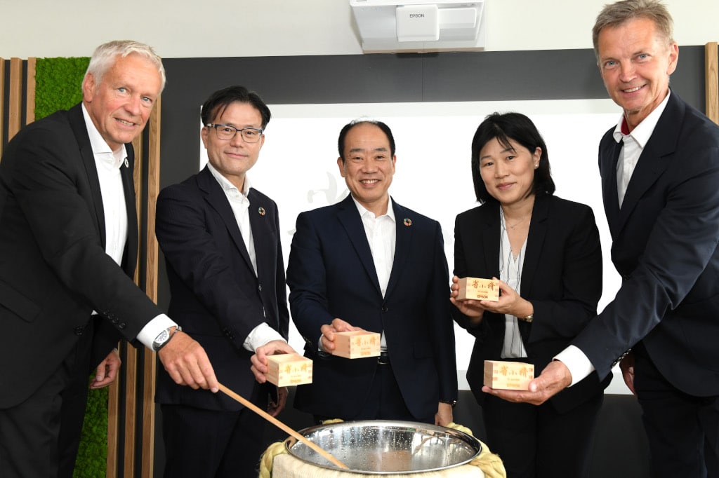 Henning Ohlsson, Yoshiro Nagafusa, Yasunori Ogawa, Maya Mitani und Josef Hinkel