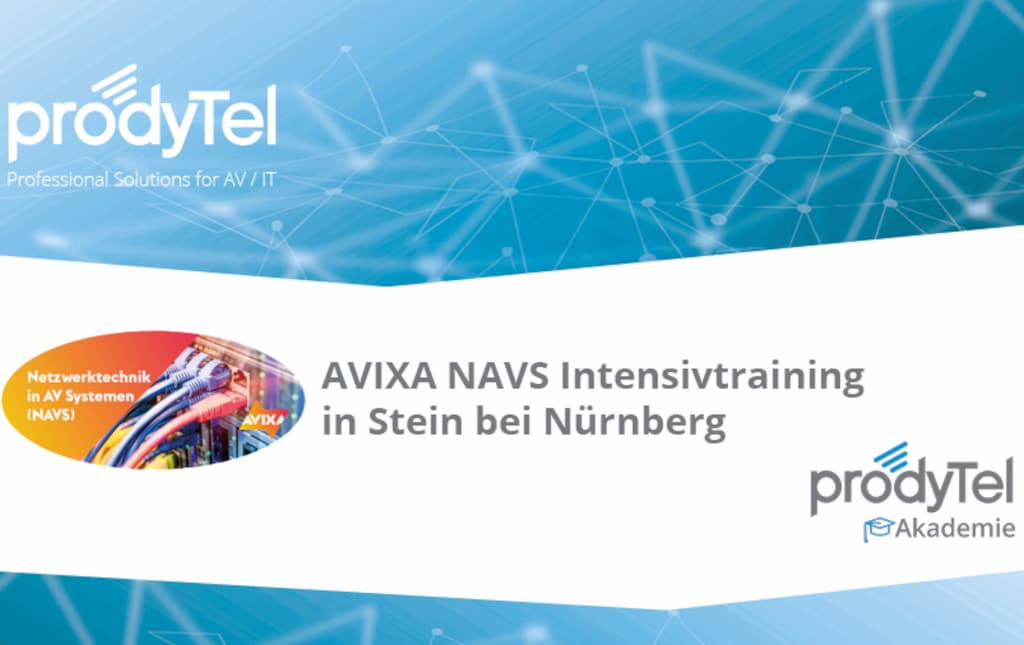 AVIXA NAVS Intensivtraining Banner