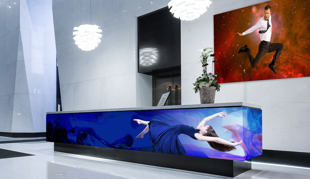 Philips LED-Display in Anwendung