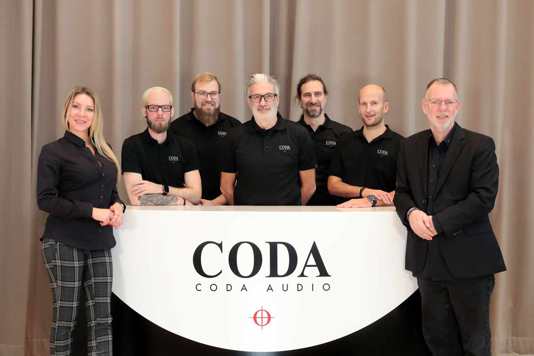 Coda-Deutschland-Team: Ton Groen (r.) mit (v.l.n.r.) Swetlana Cansi, Daniel Groen, Sebastian Bähr, Dirk Maron, Michael Schwarzer und Thomas Müller