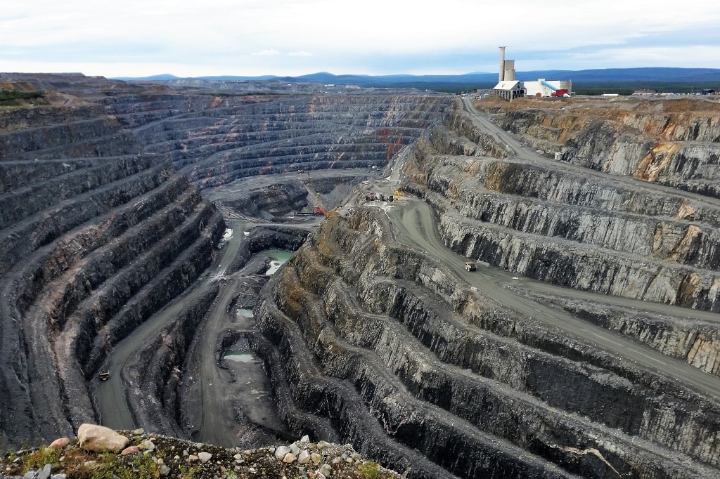 Landschaftsbild Schwedischer Kupfermine