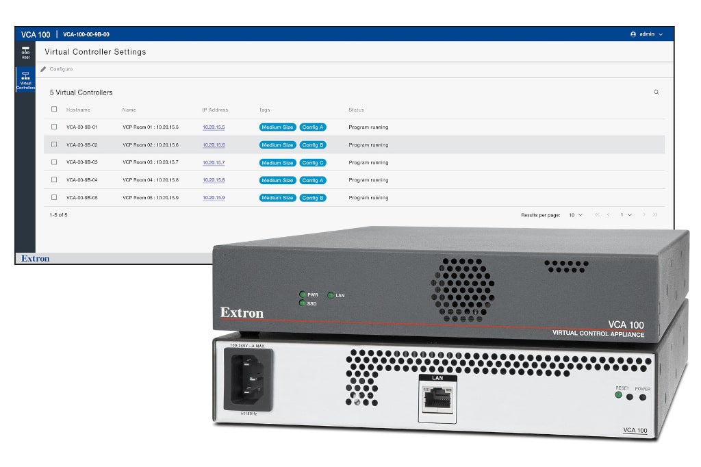 Extron VCA 100 Virtual Control Appliance 