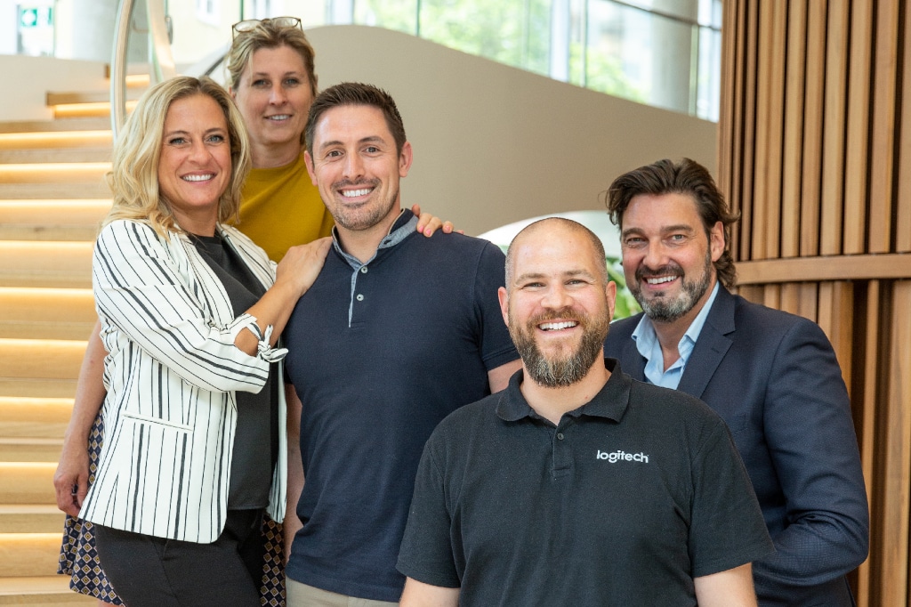 Gruppenfoto: Nena Dreher, Petra Bräu, Justin VanRoekel, Benedikt Baumgartner und Andreas Kunz 